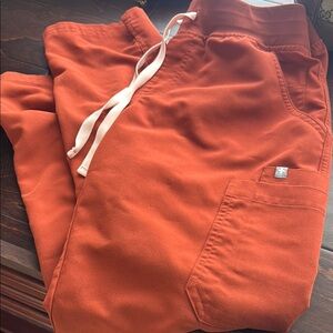 Figs Medium Boot cut Rust Orange Pants